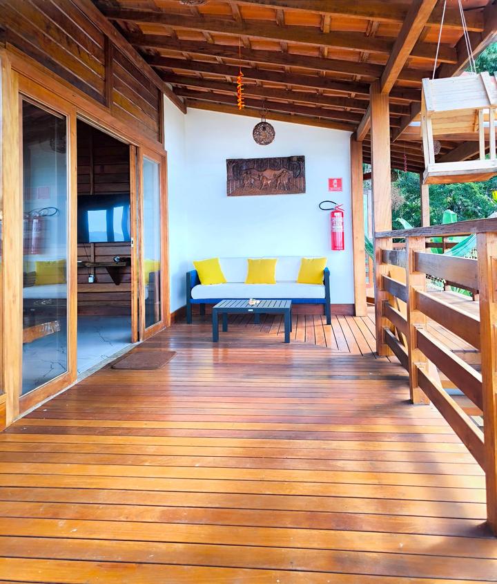 The veranda that wraps the house