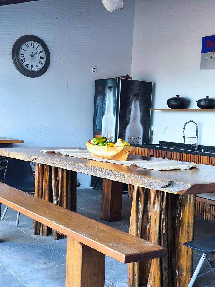 Wood-fired kitchen, ready to work
