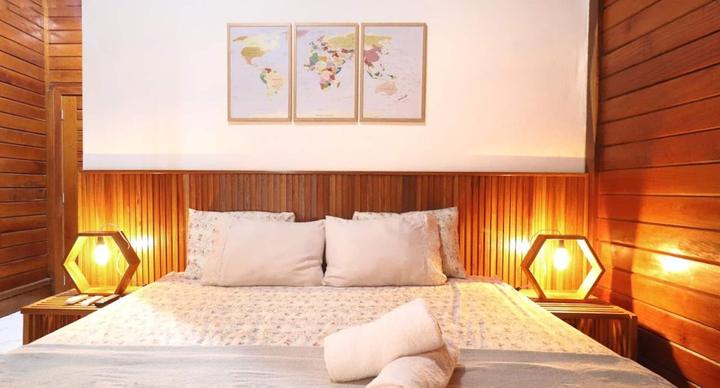 A quiet corner of the master suite